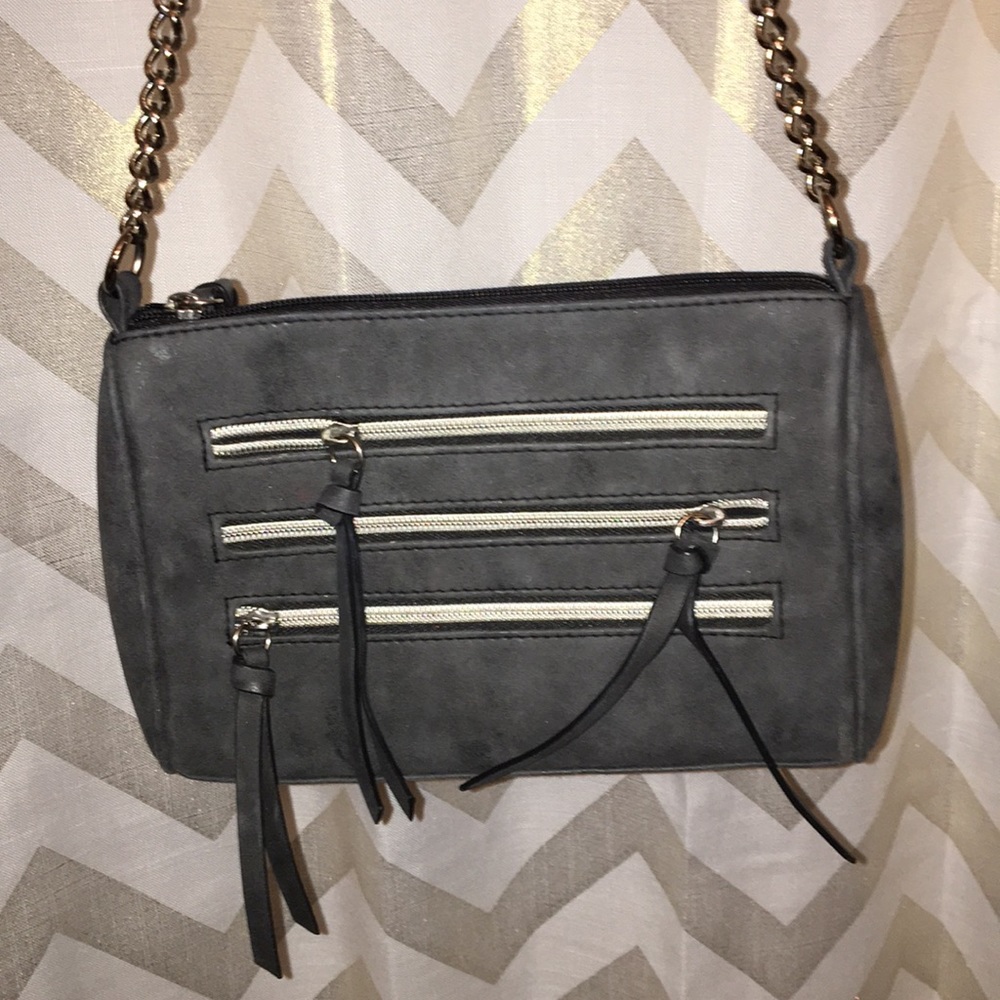 Charcoal Grey Crossbody Purse